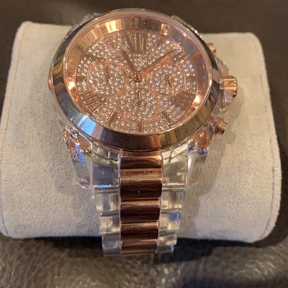 NIB MICHAEL KORS BRADSHAW 2 TONE ROSE GOLD MK5905 New in original box - Picture 5 of 7